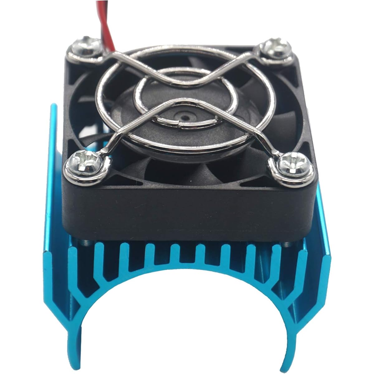 Vgoohobby Alloy RC Motor Heat Sink Heat Sink with 5V Cooling Fan 550 540 Size Electric Engine Heat Sink Traxxas Tamiya HSP HPI Wltoys Himoto RC 1/10 Car Truck
