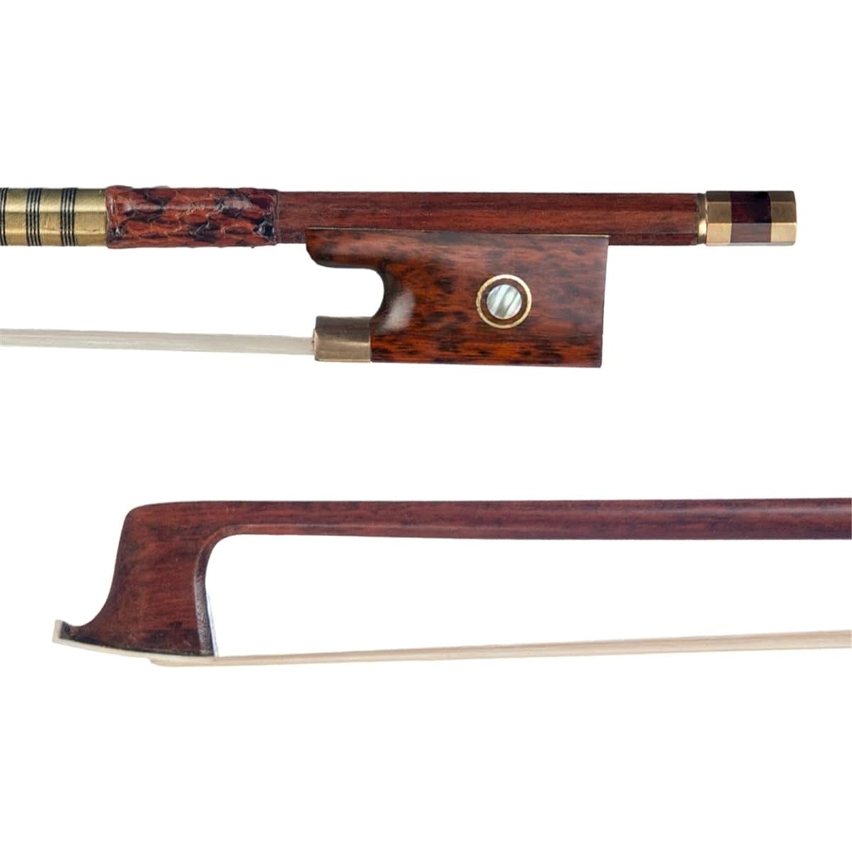 Violin Bow Balanced 4/4 Violin Bow W/Snakewood Frog Balanced Unique Design