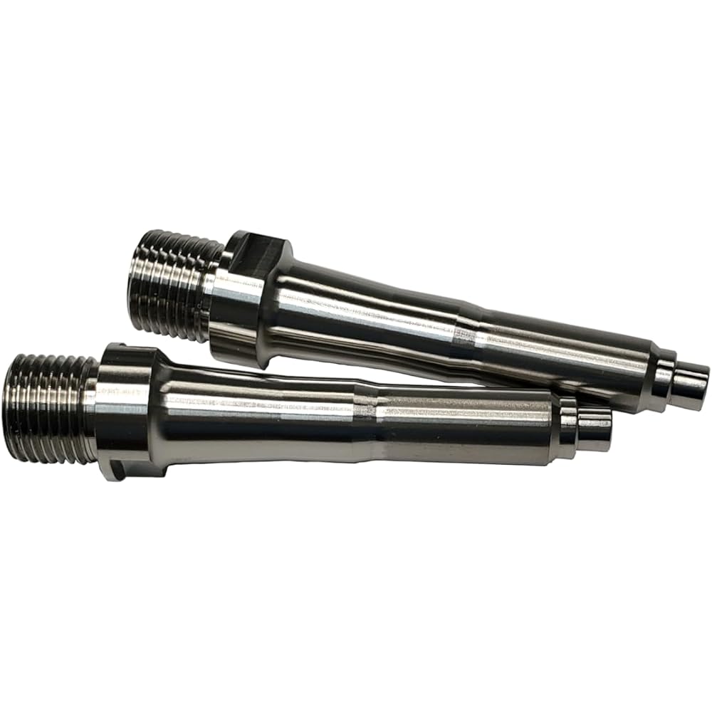 Titanium alloy spindle left and right set for new Wahoo SPEEDPLAY made by Ppro (lightweight type, spindle length can be selected from 4 types)