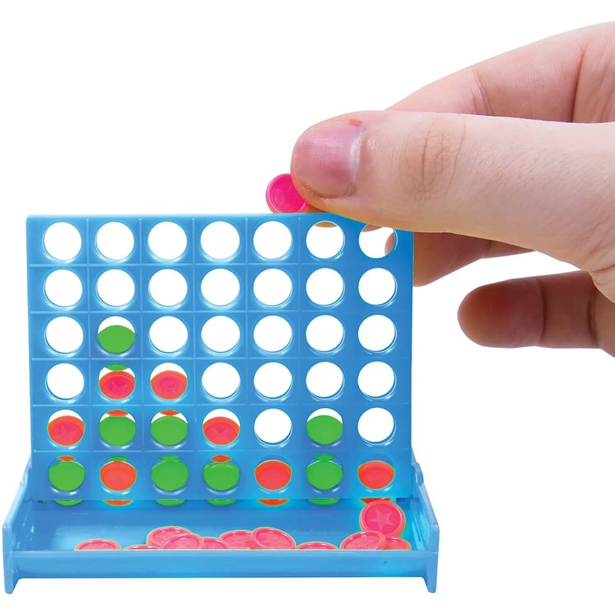 iscream (Probably) The world's smallest 4-inch A-row game with tiny drop-in grid