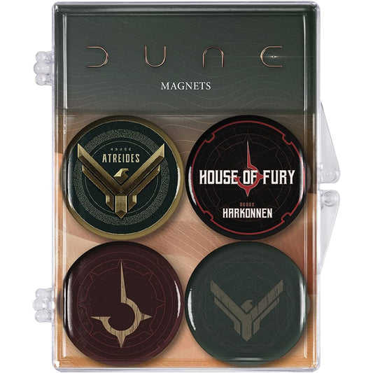 Dark Horse Deluxe Dune: Atreides & Harkonnen Magnets 4 Pack Multicolor