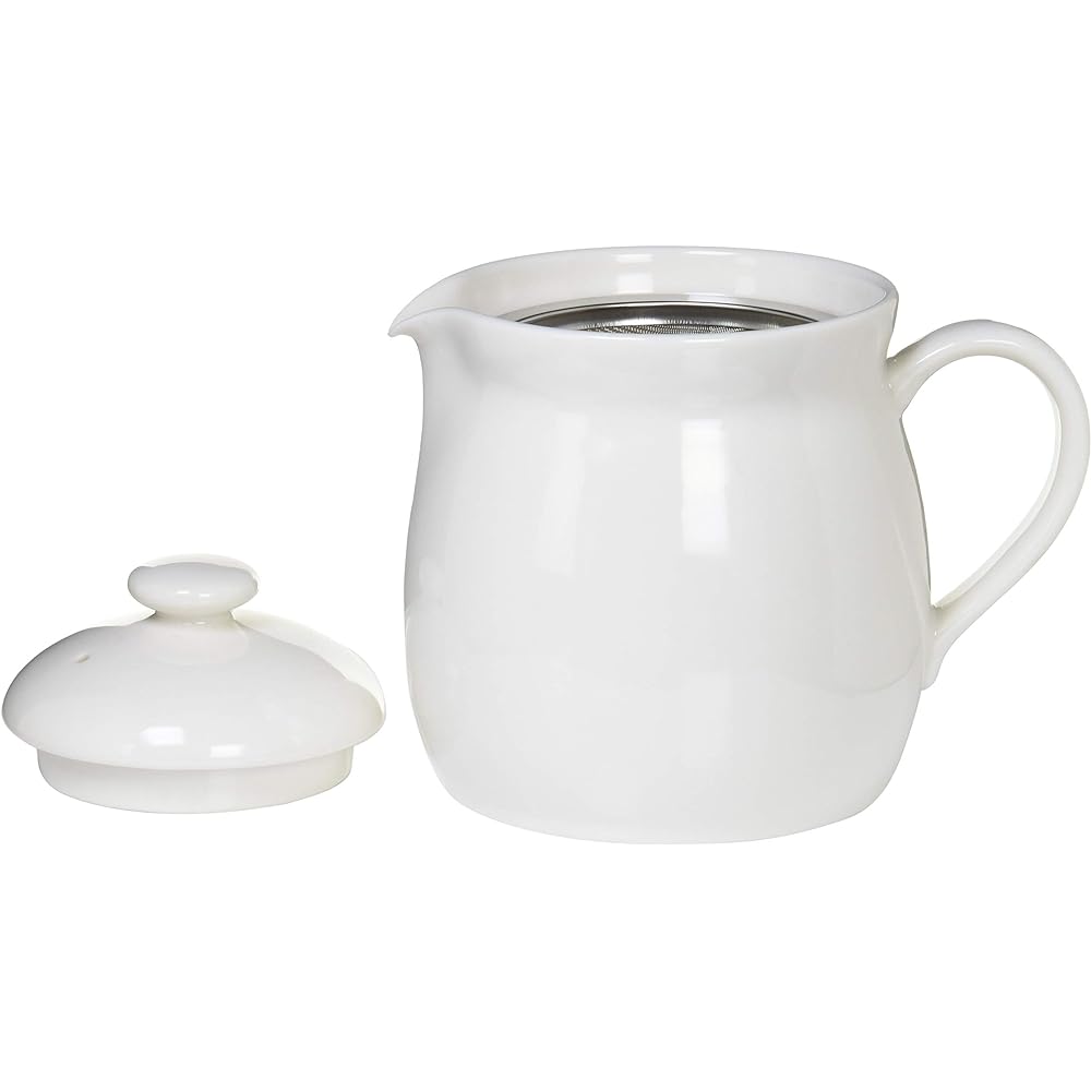 Morishu-yaki pot with tea strainer