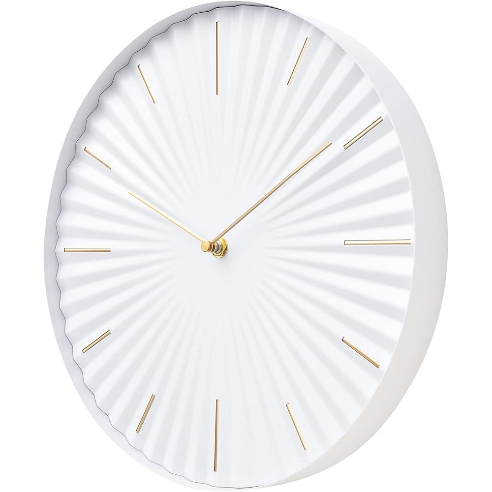 Francfranc Radiate Wall Clock White