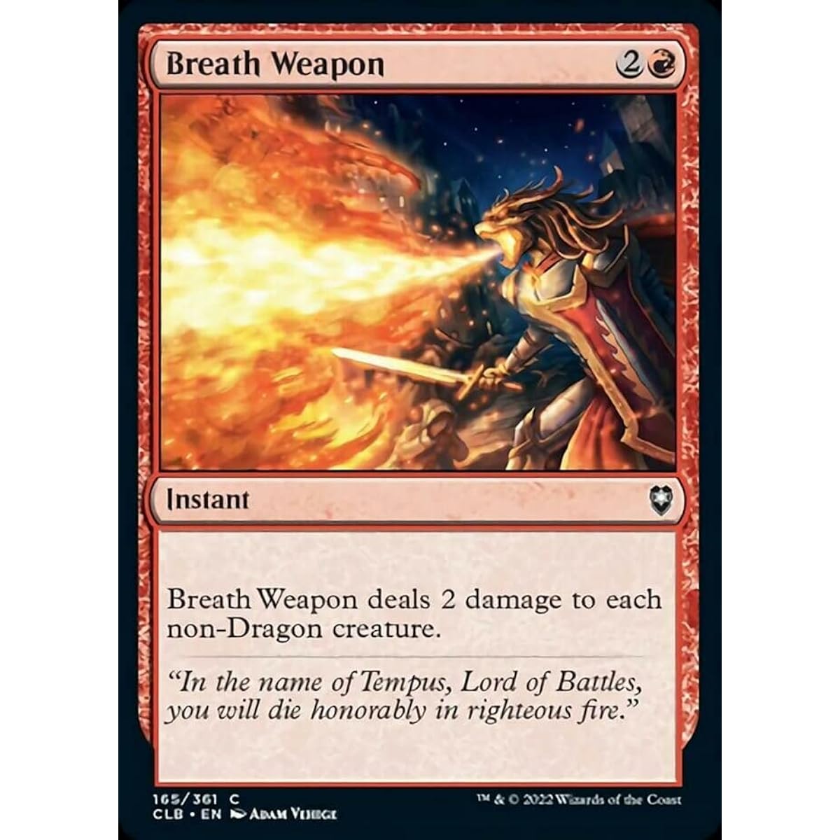 Magic: The Gathering - Breath Weapon (165) - Battle for Baldur's Gate