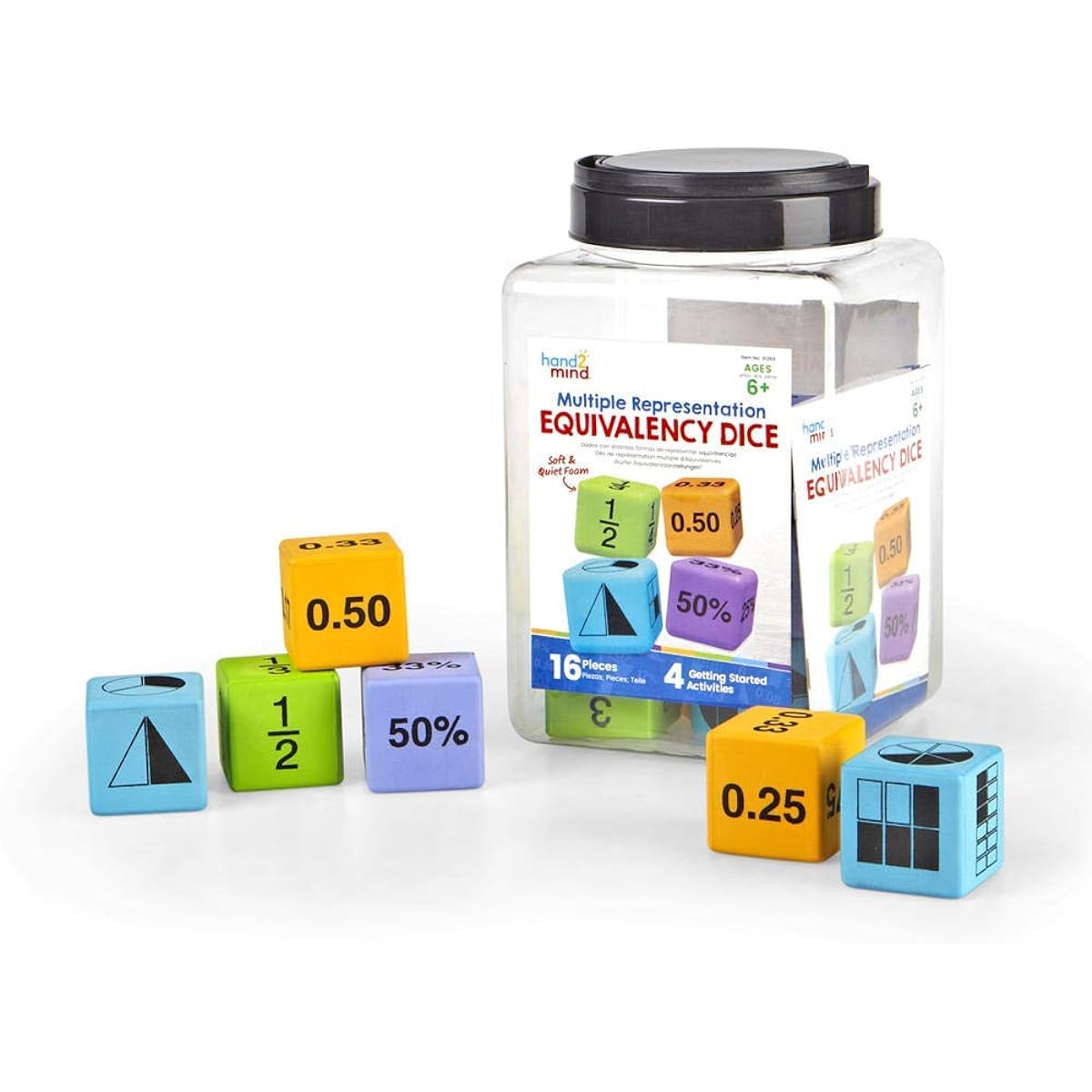 Learning Resources Math Teaching Materials Fraction Dice Fraction % Understand Decimal Point H2M91269 Genuine Product
