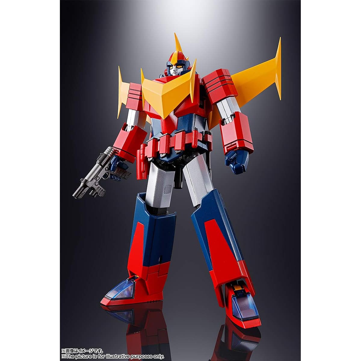 Soul of Chogokin Invincible Superman Zambot 3 GX-81 Zambo Ace Approx. 180mm Die-cast & ABS & PVC Painted Movable Figure