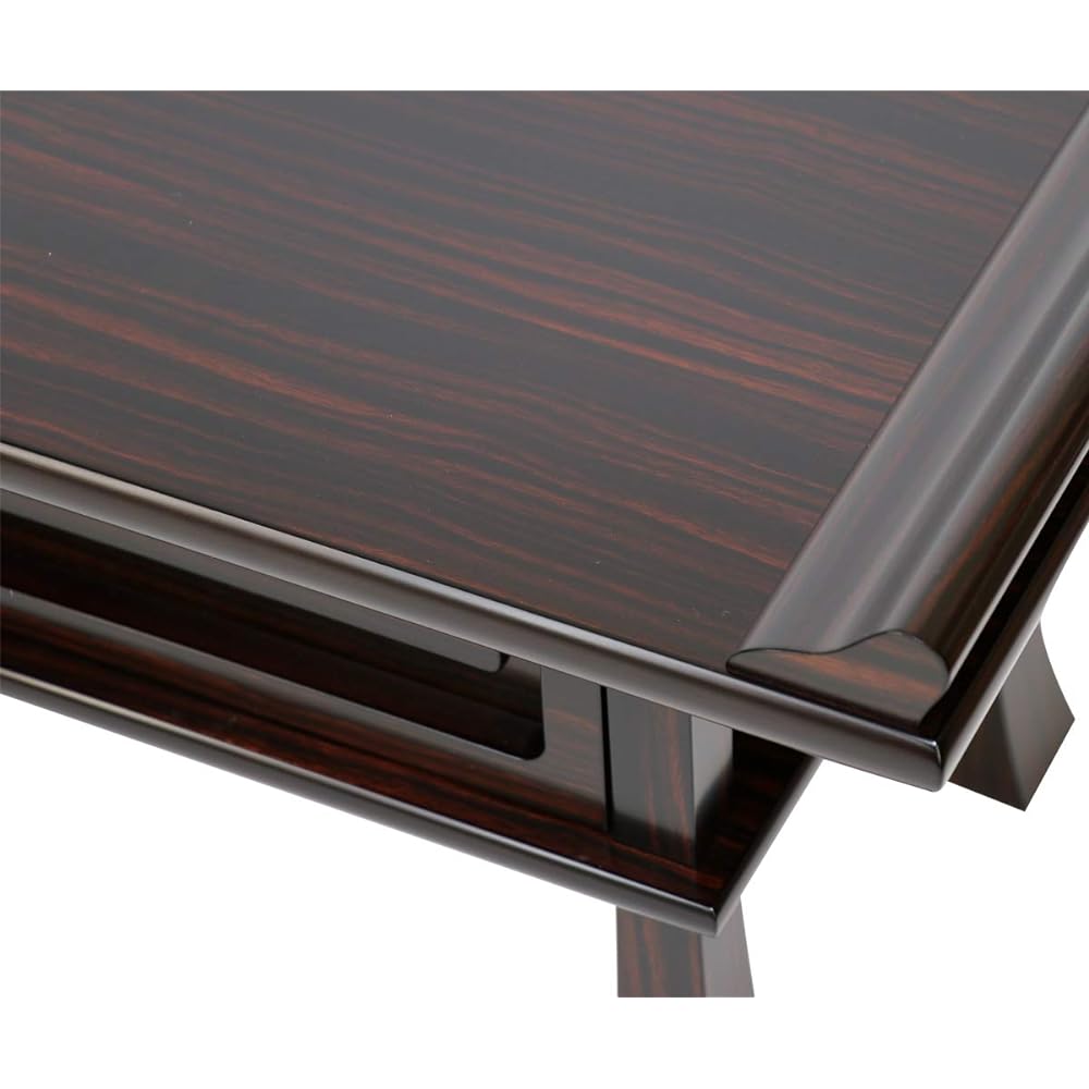 Naamukuma-chan Workshop Buddhist Sutra Desk, Rosewood Style, Ebony Style, Zelkova Style, Width 54cm, Size 18, Ebony Style