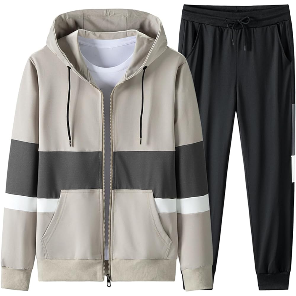 [Cloudstop] Sweatshirt, Parka, Running Wear, Men's Jersey, Top and Bottom Set, Setup, Parka, Long Pants, Training Wear, Sportswear, Large Size, Loose, Sweat Absorbent, Quick Drying, Sports Pants, Spring, Autumn, Winter