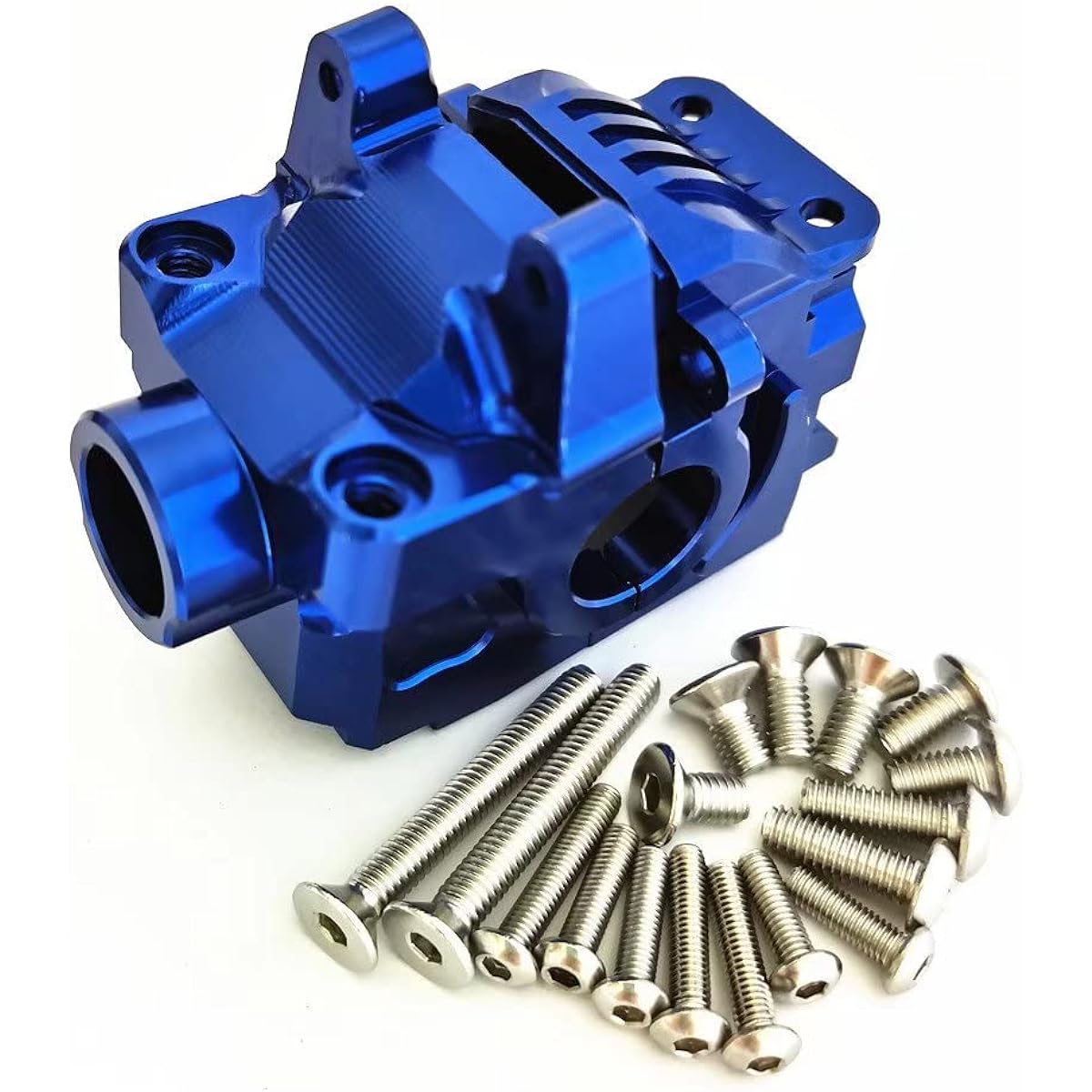 Aluminum Front Differential Gear Case Blue for Traxxas 1/10 Rustler Hoss Slash Stampede 4x4 XO-1 6881