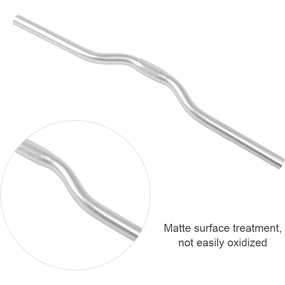 Bicycle Riser Bar, 25.4Mm*520Mm Bicycle Handlebar, Durable Portable Riser Bar Handlebar for Bicycle Men Mountain Bike Mountain