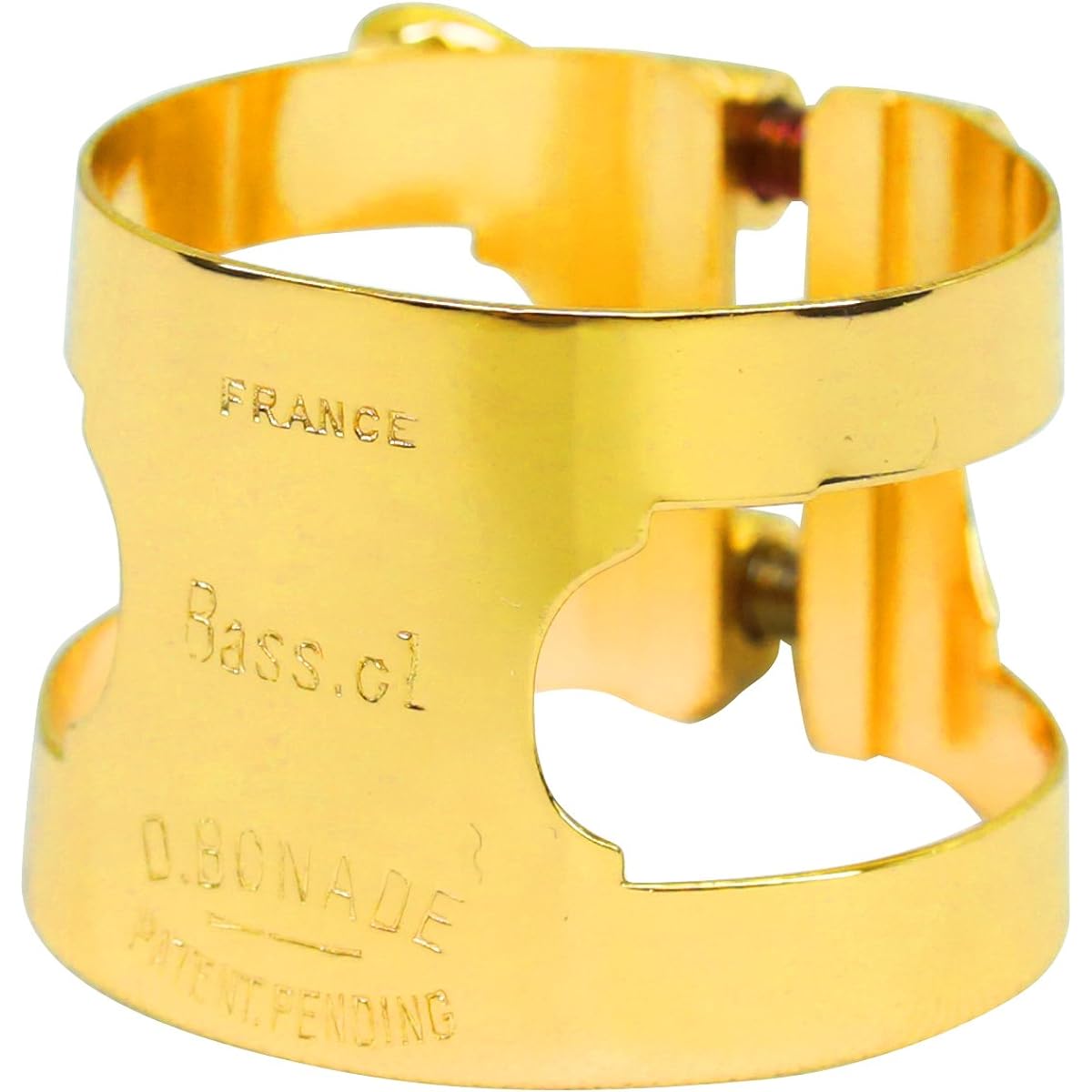 Bonnard Bass Clarinet Ligature Correct Tight Pink Gold Plate Finish (2253PG)