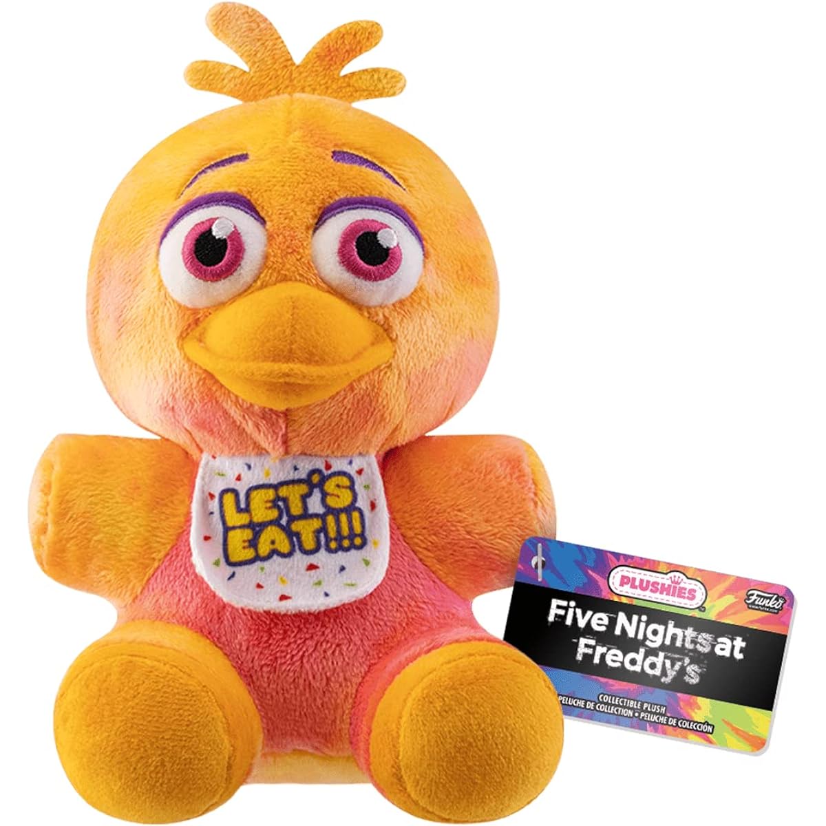 Funko Plush FNAF Tie-Dye Set of 5 - Freddy Bonnie Chica Foxy Fantin Foxy