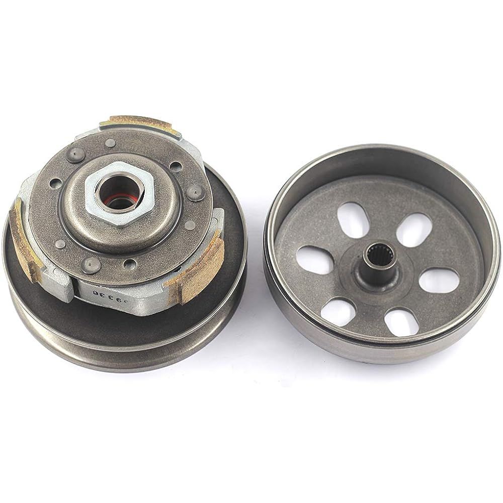 Trkimal GY6 125cc 150cc Rear Clutch Set 4 Stroke Engine Scooter ATV Go Kart 152QMI/157QMJ Compelte Driven Pulley Set Parts