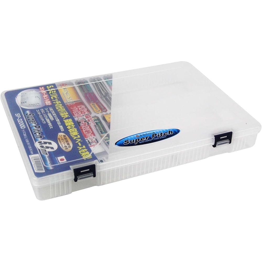 Ring Star Super Pitch Clear L300 x W206 x H39mm with 8 dividers, set of 5 SP-3200D-5S