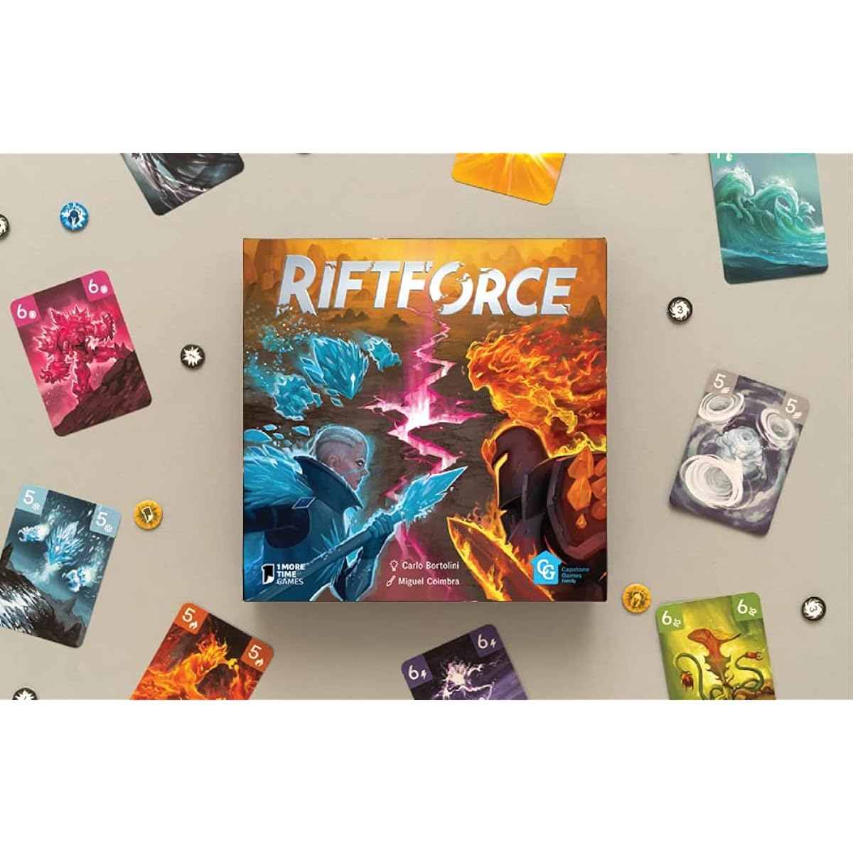Capstone Games Rifle Force Strategy Board Game 3 actions to choose from when planning your strategy Play time 30 minutes Ages 10 and up