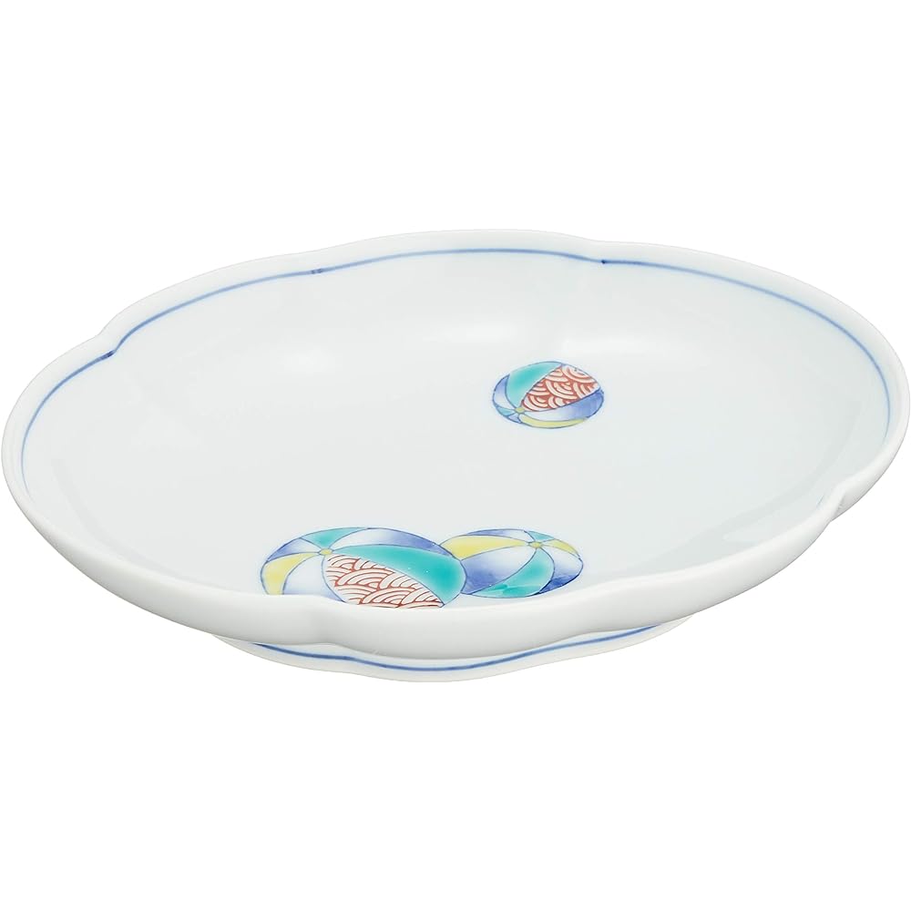 Arita ware, Kazan kiln, balloon, wooden shell, set of plates, 52636