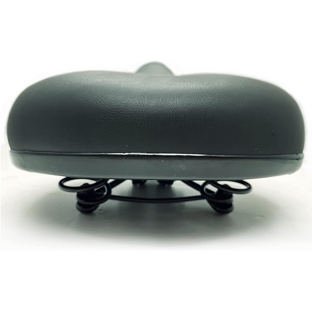 Bicycle saddle large saddle black 10919
