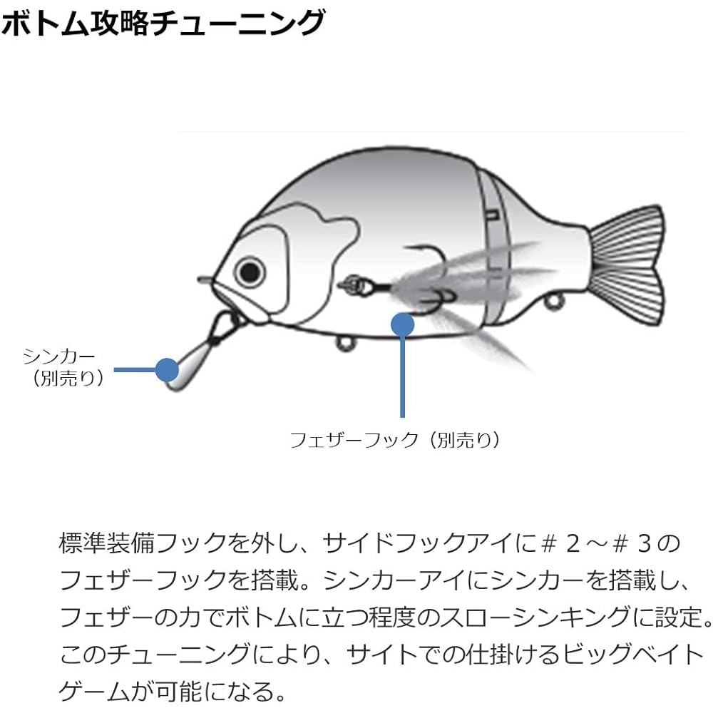 DAIWA Bass Lure Gradical 147F