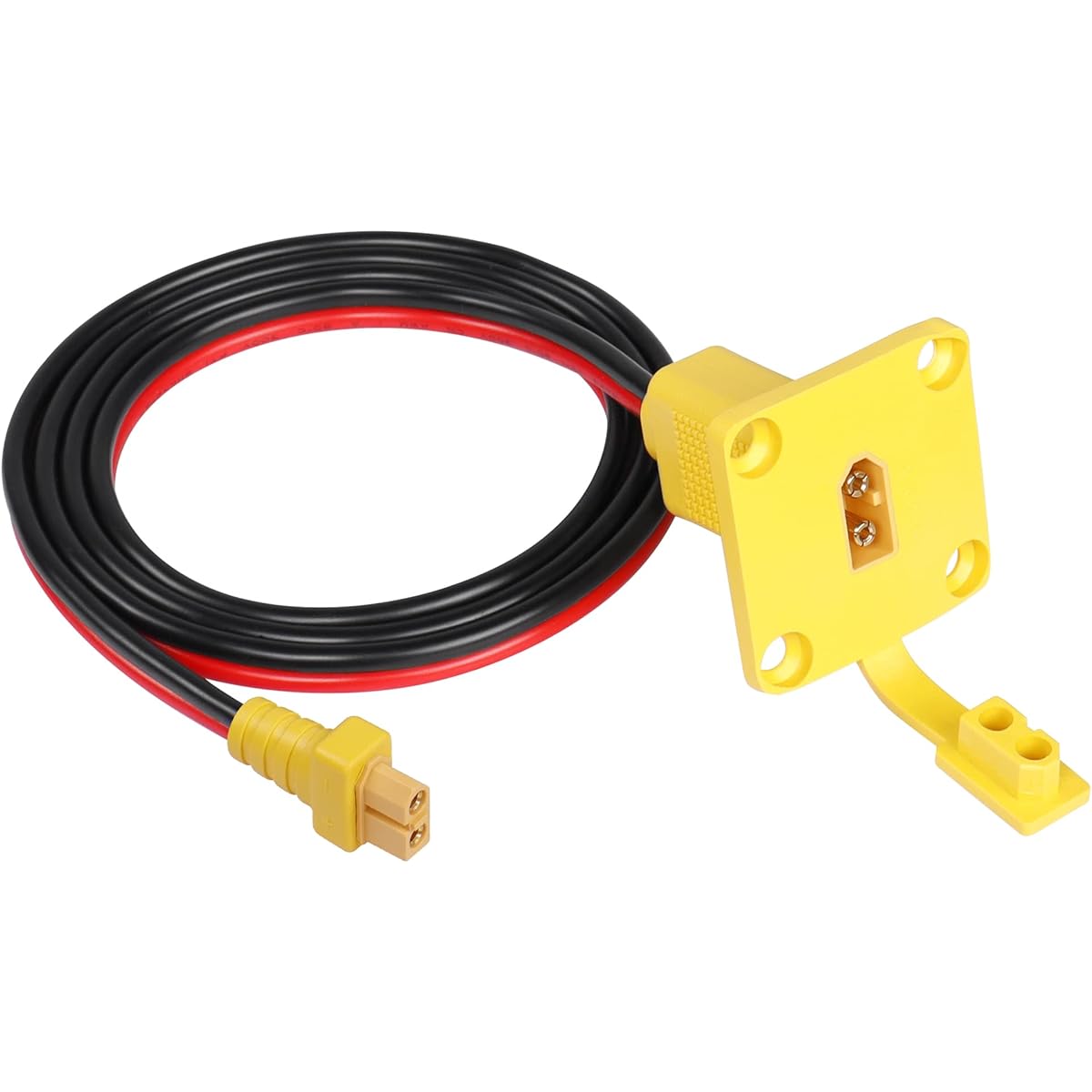 CERRXIAN 1m 12awg XT60 Male to Female Mount Panel Cable (xt60-MF)
