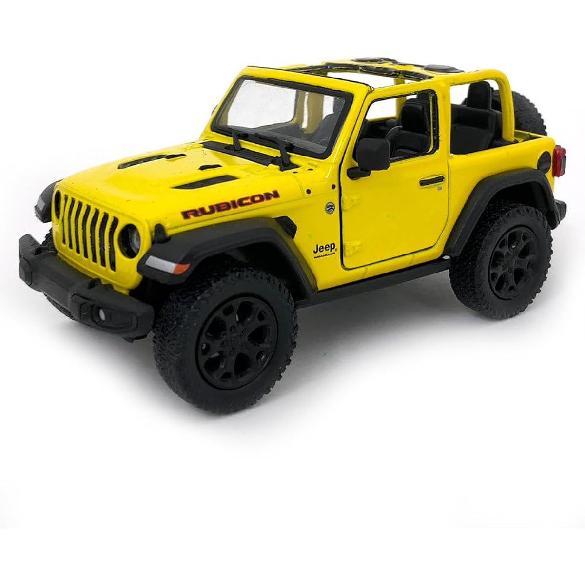 2018 Jeep Wrangler Rubicon No Top Yellow - Kinsmart P/B