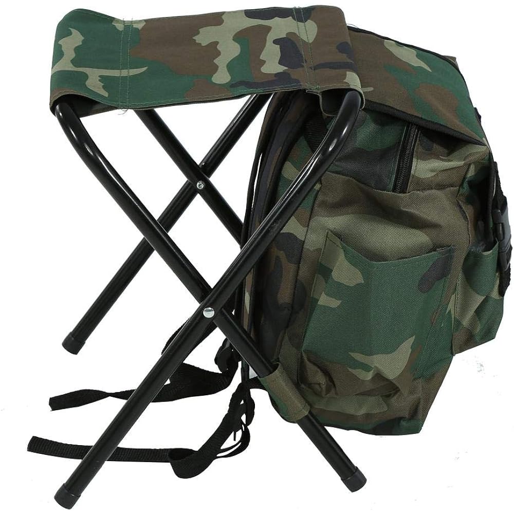 Fishing Chair Folding Chair Bag Stool Backpack Lightweight Outdoor/Camping/Fishing Stool with Storage Bag Fishing Seat