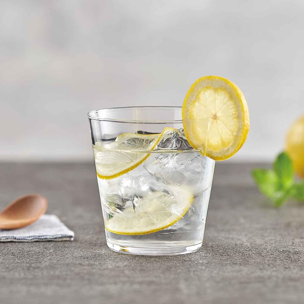 Toyo Sasaki Glass Rocks Glass, Thin 340ml, Set of 2 x 24 (Sold in Case), Durable Tempered Glass, Unbreakable, Shochu Glass, Whiskey Glass, Made in Japan, Dishwasher Safe, Cup G101-T291