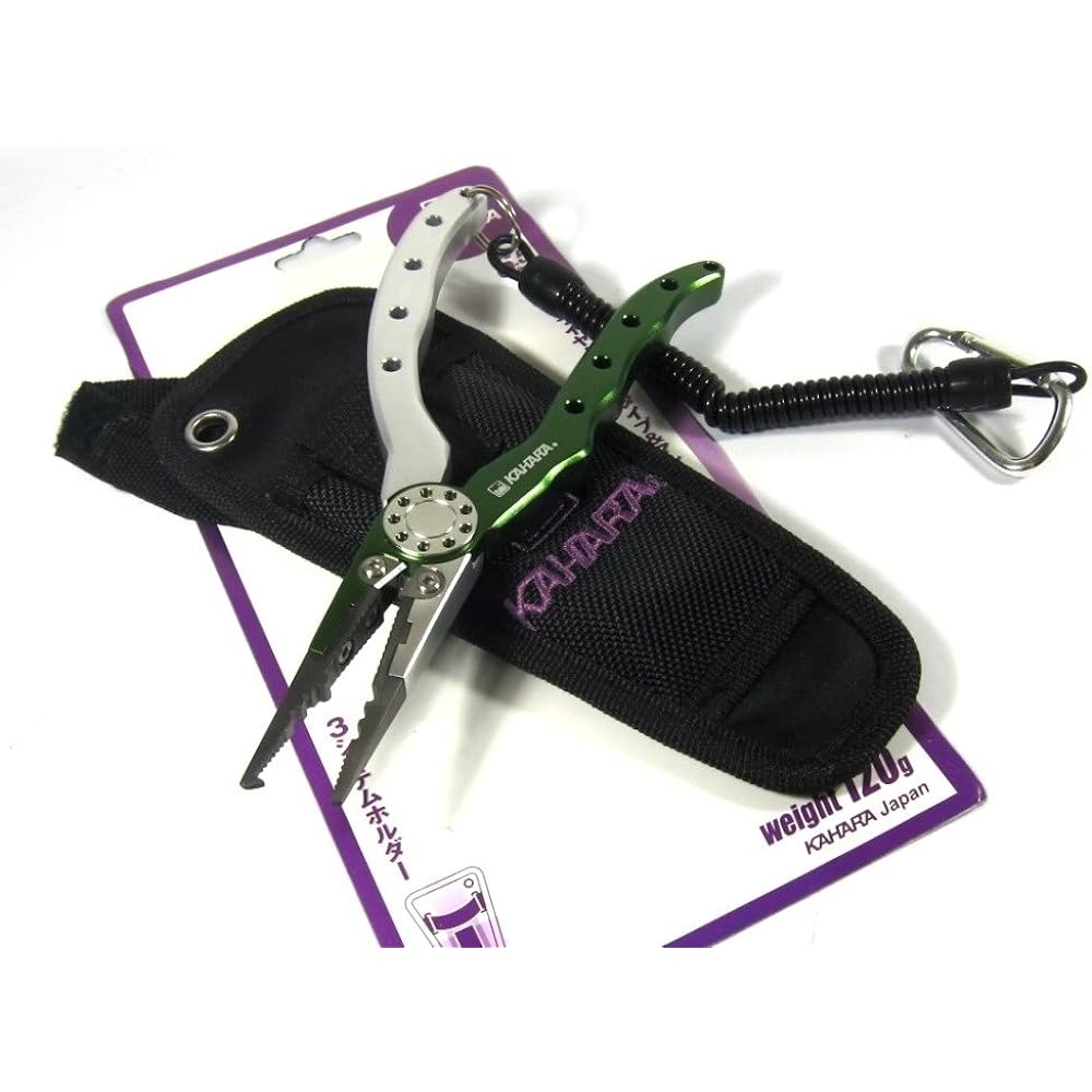 KAHARA 6.5inch aluminum pliers slim type & multi-belt holder