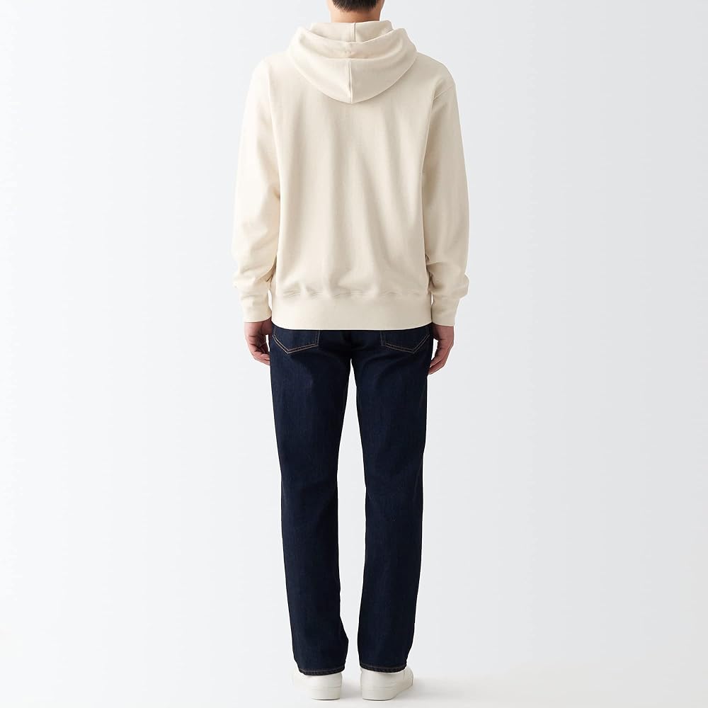 MUJI Hoodie Sweatshirt Zip Up Hoodie Men's ABI10A2A Mocha Brown M