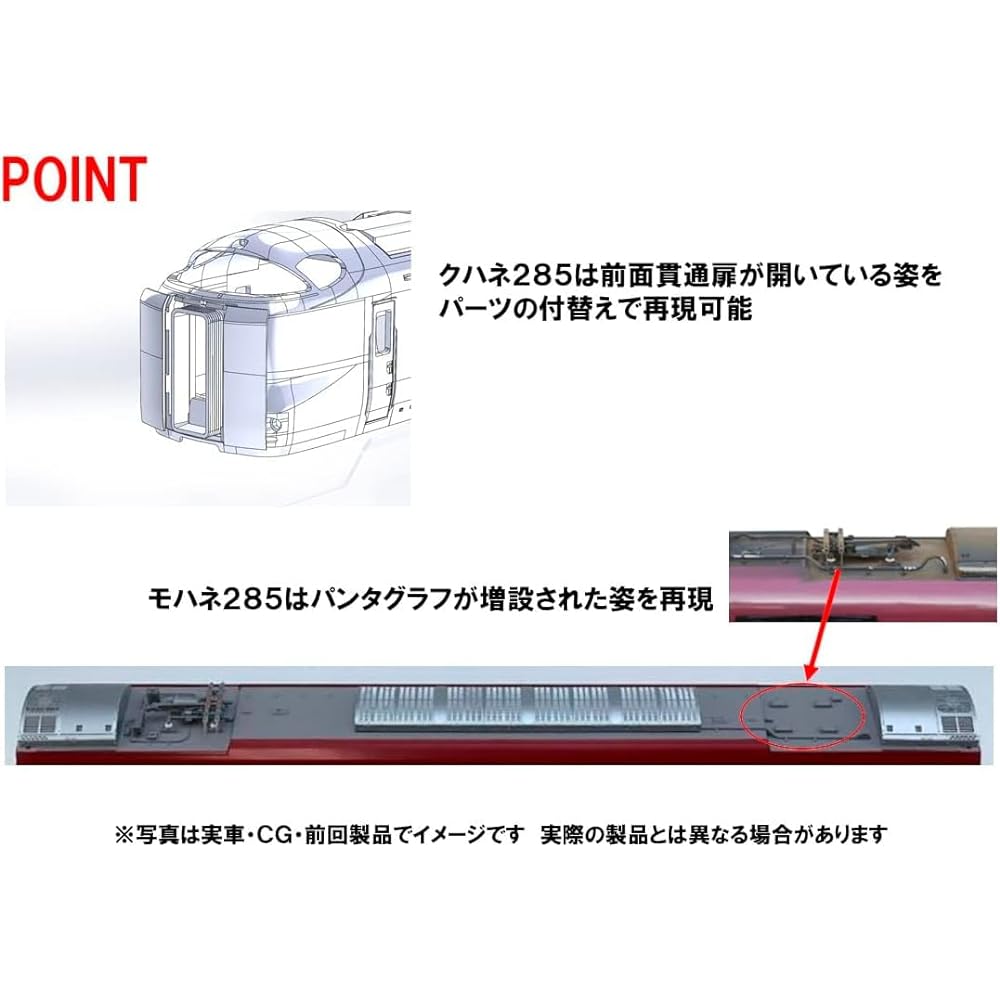 TOMYTEC TOMIX HO Gauge JR 285 Series Sunrise Express Basic Set A HO-9087 Railway Model Train