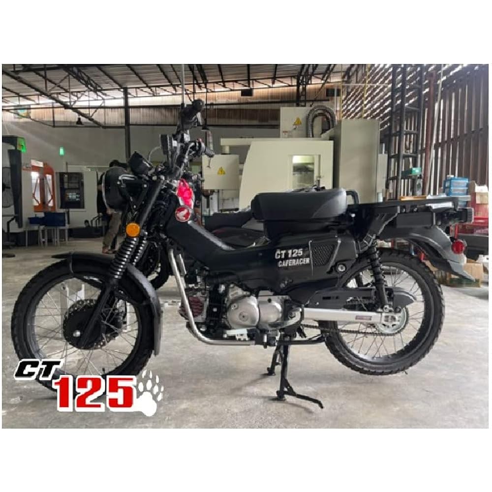 Ronsui Long Swing Arm 5cm Extension NUI Racing BLACK Black CT125 Lighter unsprung weight Improved straight line stability Aluminum swing arm