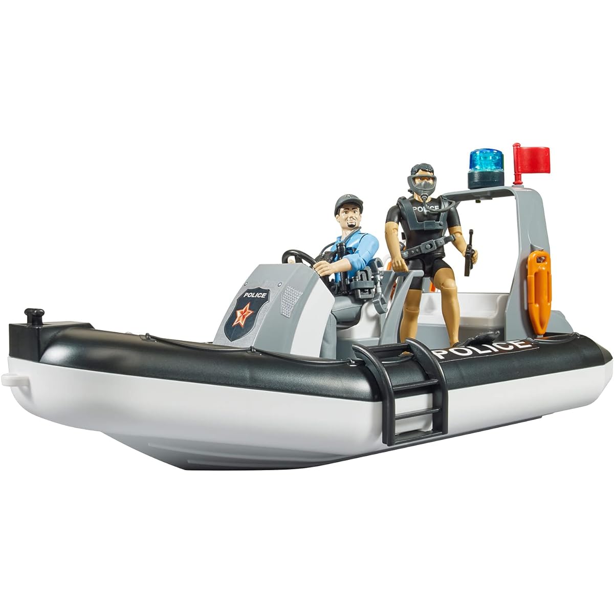bruder police boat (with 2 figures) BR62733