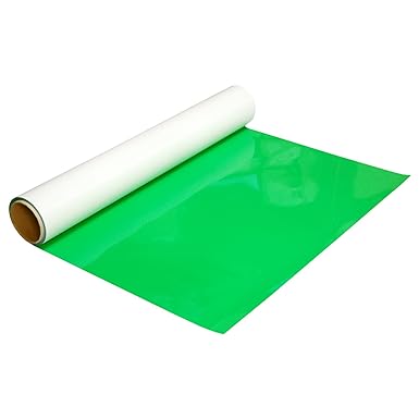 #400 F Yellow Flash Fluorescent (Gloss, Shiny) / Water Repellent / Nylon / Polyester / Print / Thermal Transfer / T-shirt / Goods / Accessories / DIY / Easy / Cutting Sheet 630mm x 10M