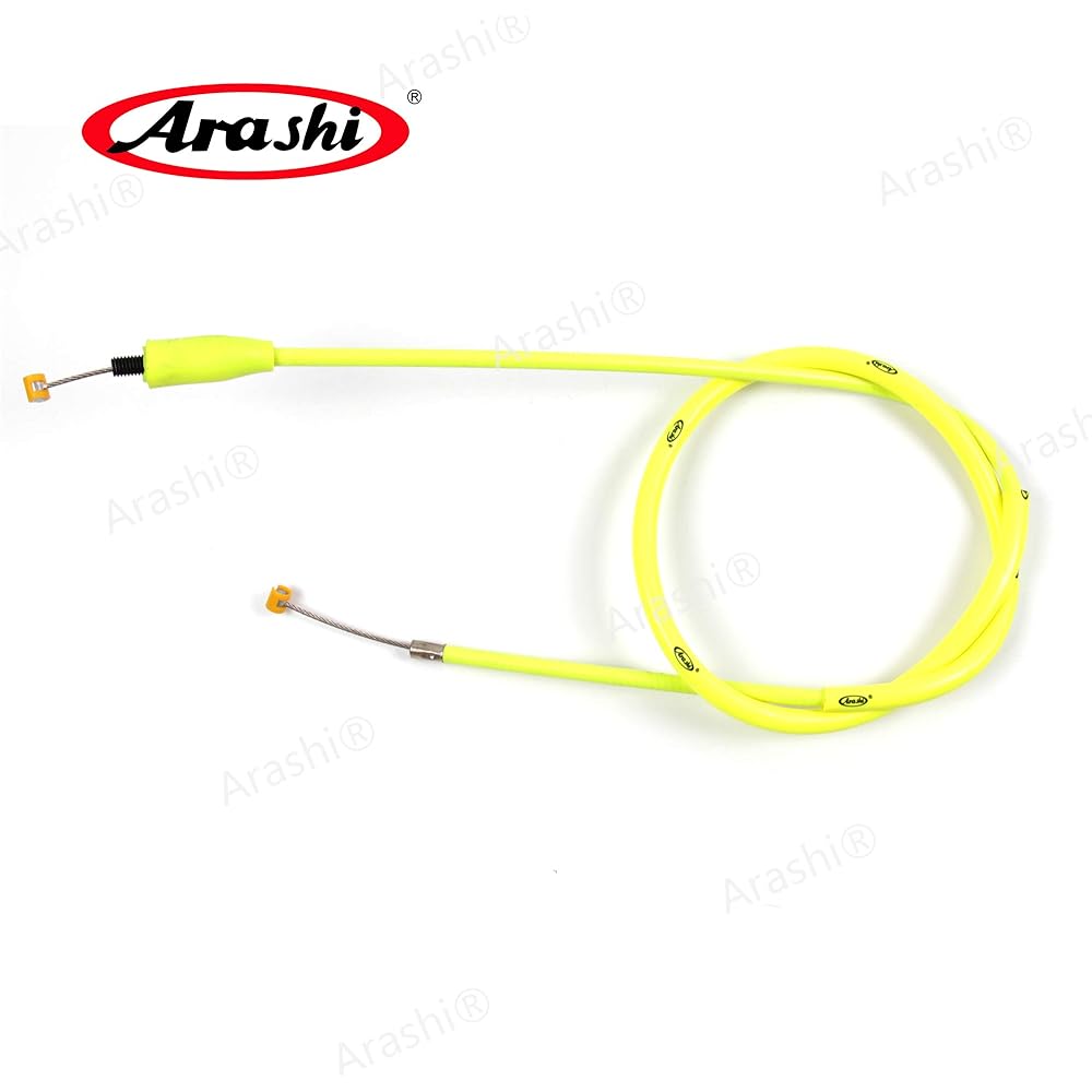 Arashi Throttle Cable and Clutch Cable Compatible with Yamaha YZFR6 YZF-R6 YZF R6 2006-2012 Motorcycle Replacement Accessories Yellow