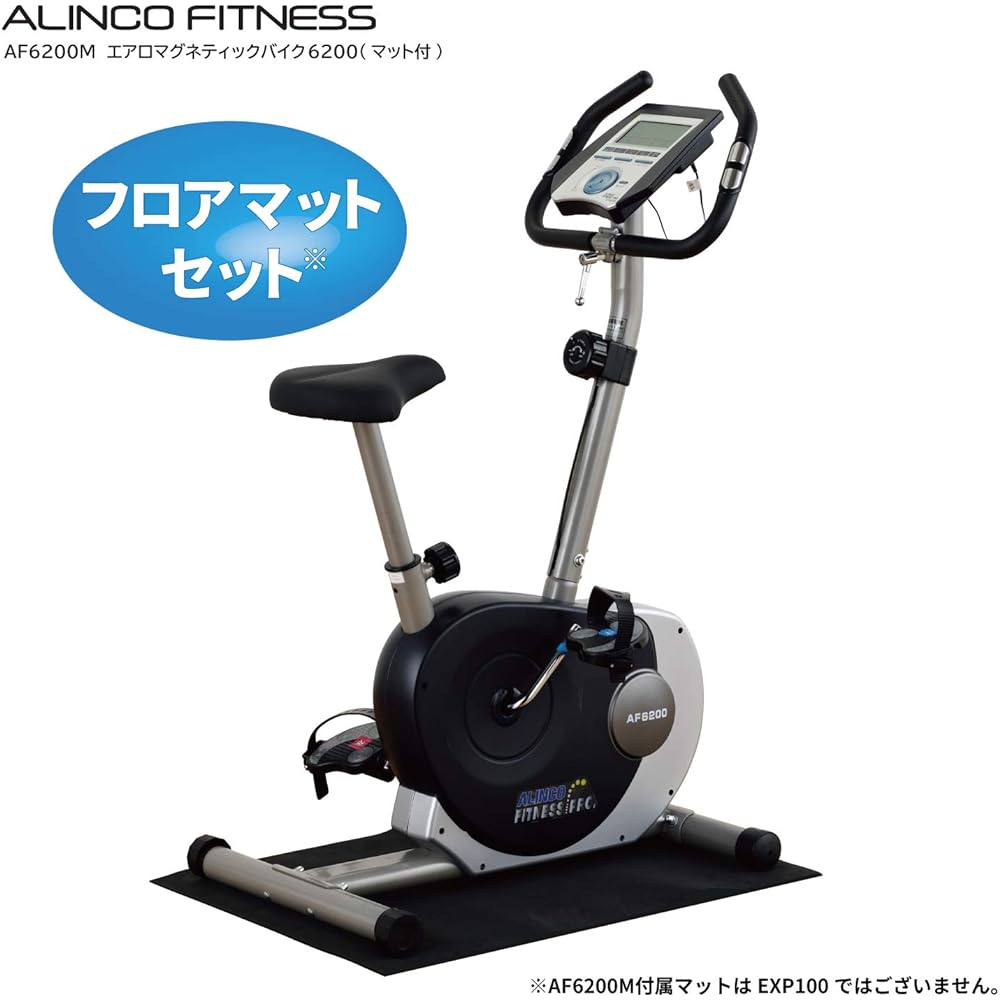 ALINCO Fitness Bike Red AF6200R 8 Levels Load Adjustment Aero Magnetic Bike Standard Model Quiet Saddle Adjustment Easy Assembly Heart Rate Measurement Easy Movement Tablet Tray