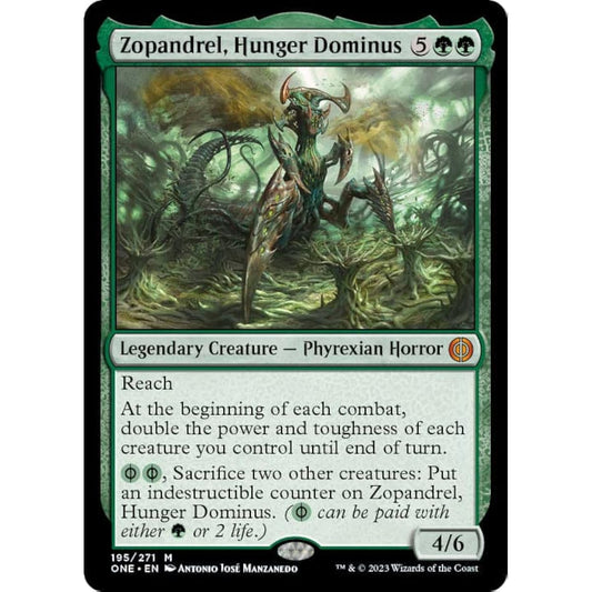 Magic: The Gathering - Xopandrel Hunger Dominus (356) - Oil Slick - Foil - Phyrexia: All Will Be One