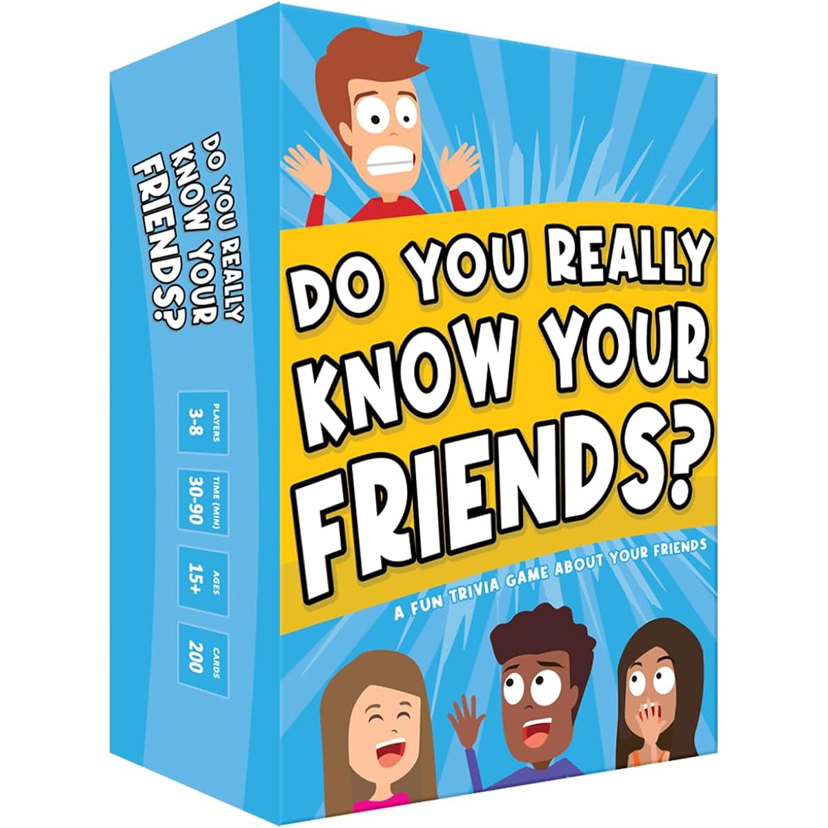 DO YOU REALLY KNOW YOUR FRIENDS? The Ultimate Party Game for Adults and Teens - Fun Card Game for Groups Perfect Friends Gift for Game Night