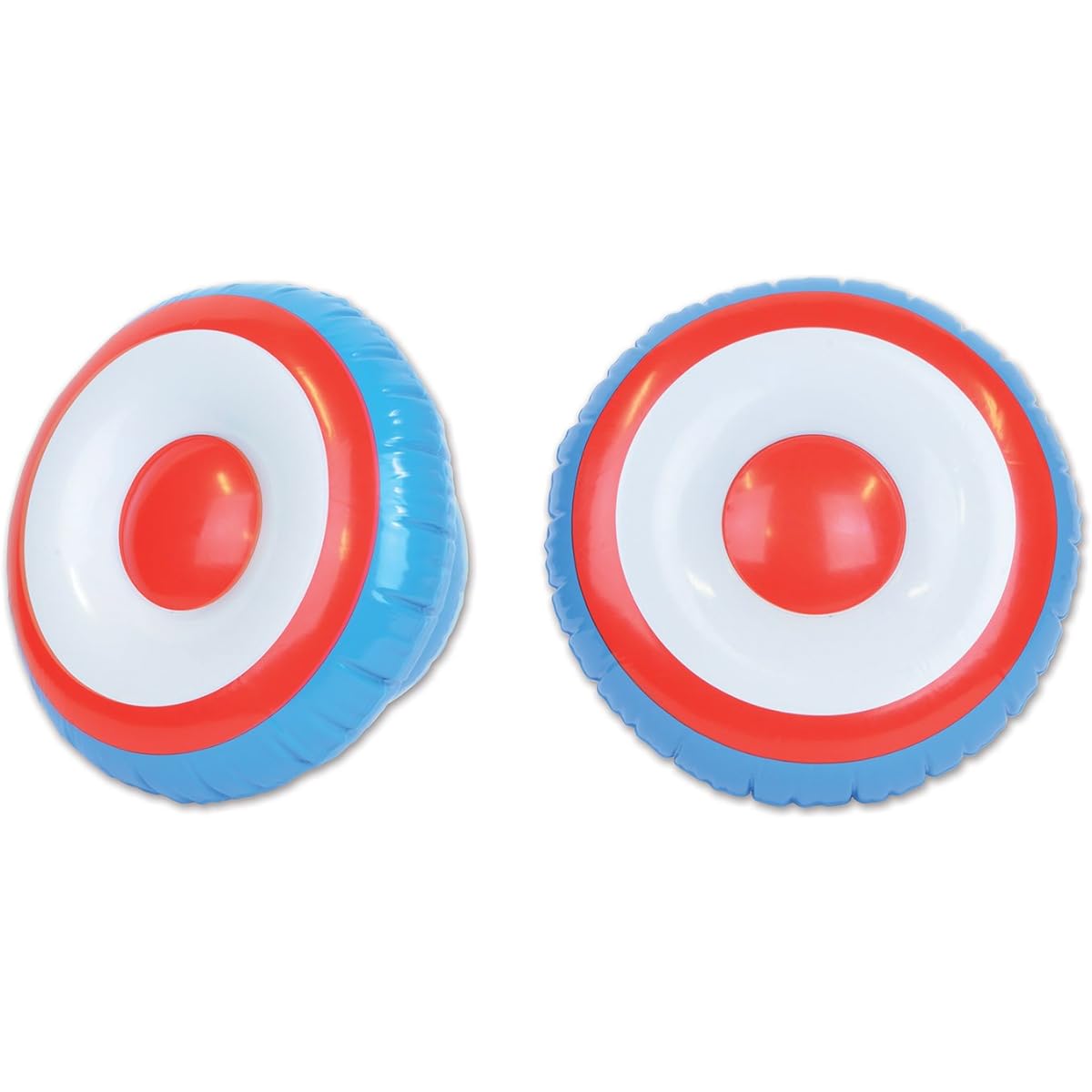 Beistle 52152 Inflatable Hero Shield Party Decoration, 12 Inch, Red/White/Blue