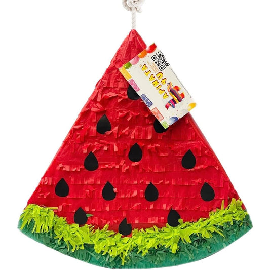 19" Red Watermelon Pinata Melon Birthday Party Supplies Summer Decorations Fruit Birthday 4th of July Party Pinata Tropical Theme Birthday