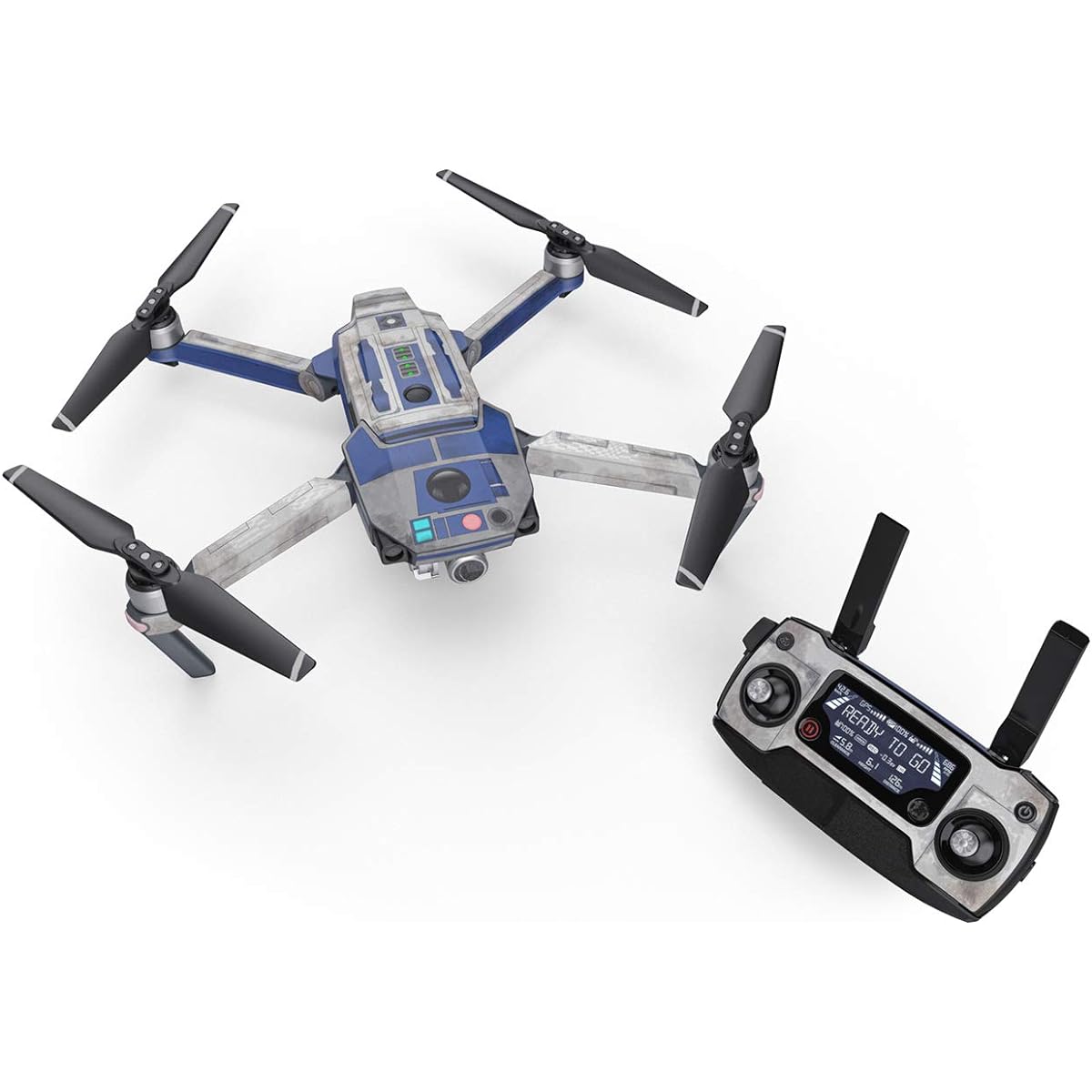 USAF Shark Decal for Drone DJI Mavic Pro Kit with Drone Skin, Controller Skin, and 3 Battery Skins DJIMP-BLEEPBLOOP