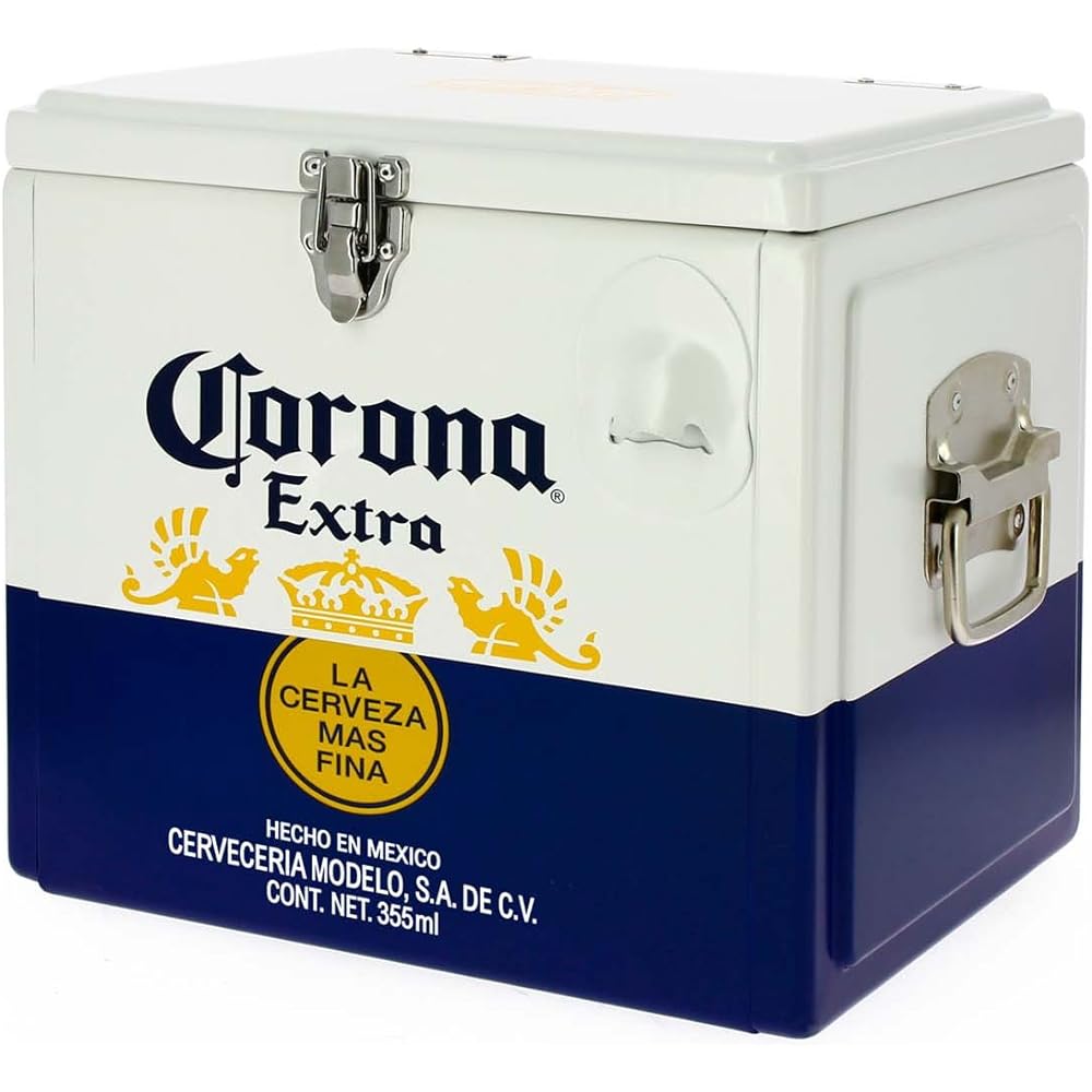 [Set purchase] Corona Cooler Box + Corona Extra Bottle [Mexico 355ml x 12 bottles pack] & Corona Extra Bottle [Mexico 355ml x 8 bottles set with bucket] [Gift Box Included]