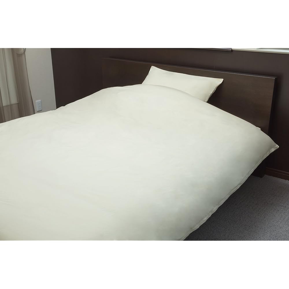 Made in Japan 200 Pieces Broad 100% Cotton Covering Duvet Cover Semi-Double Size Natural ILC213000-119