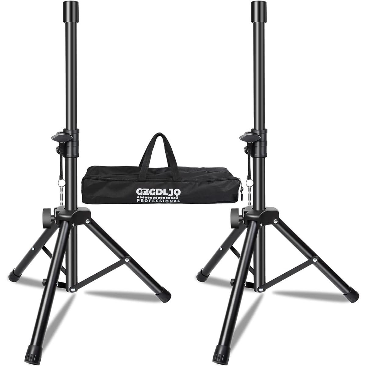 Speaker Stand Pair Height Adjustable Speaker Tripod Stand 24-51 Inch Lightweight Speaker Stand 35mm Perfect for Home Studio Stage Holds 33 lbs Storage Bag Included