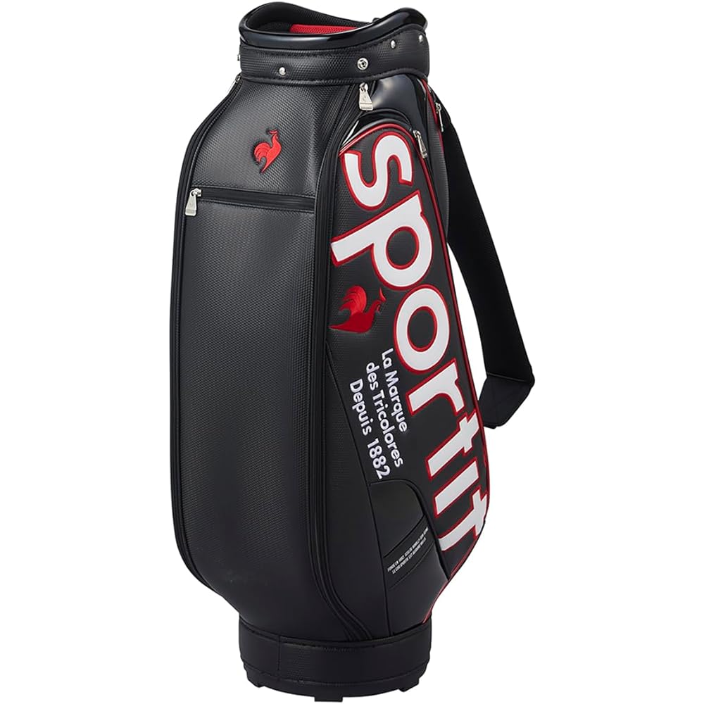 [Le Coq Sportif] Caddy Bag Large Diameter 3.4kg 9.5 Type 6 Division Compatible with 47 Inch Sporty Storage Nameplate Golf QQBWJJ04