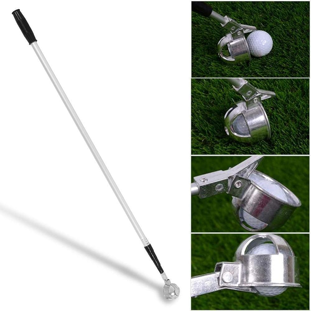 Golf Ball Retriever Golf Ball Easy Picker 3-5 Levels (Length 2.81-4.64m) Ball Pickup Ball Retrieval Tool Golf Pickup