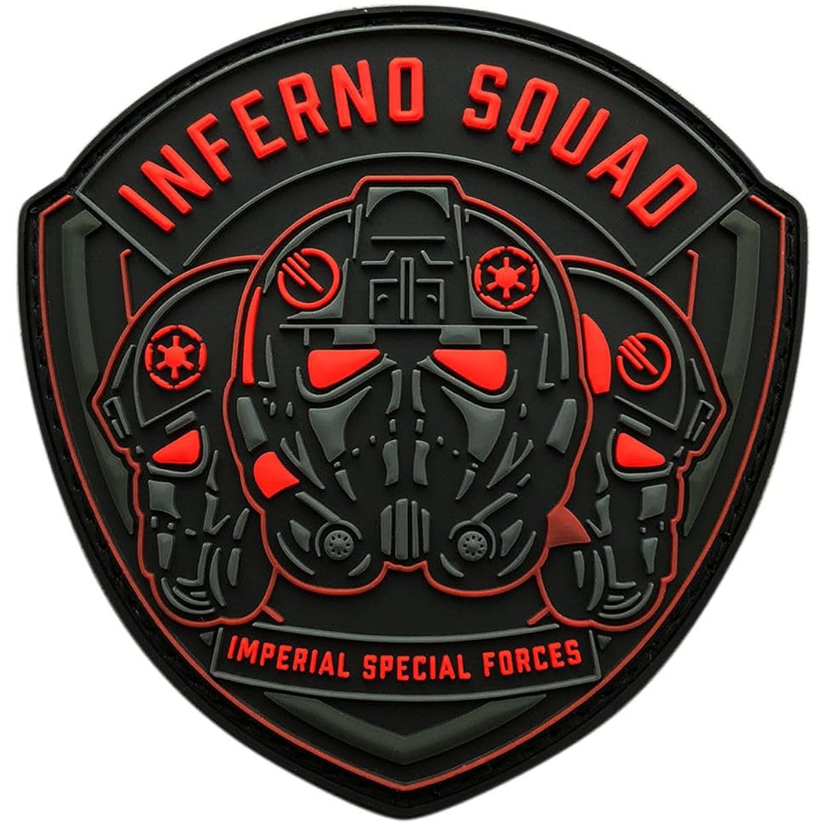 Inferno Squad Imperial Special Forces Shield Patch (3D-PVC Rubber-MIN11)