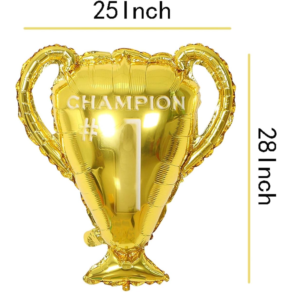 Champion Aluminum Foil Balloons 3pcs Sports Basketball Football Sports Birthday Party Supplies