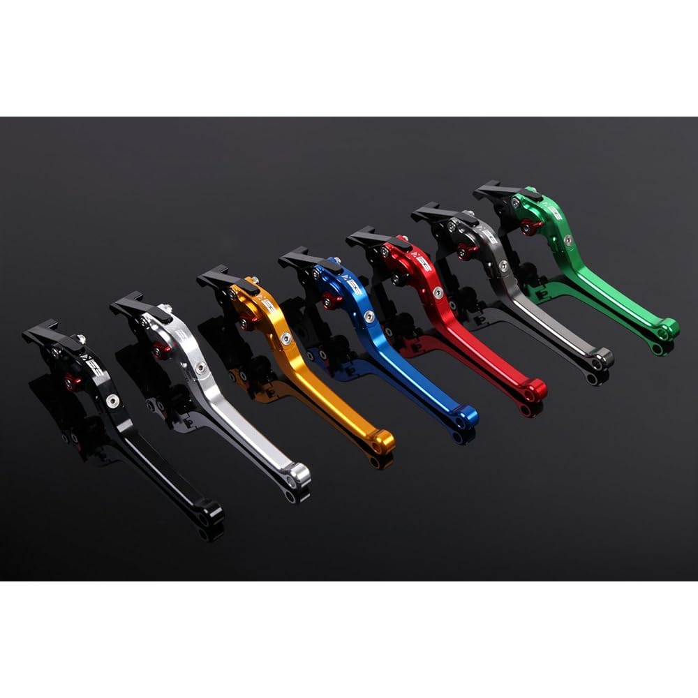 SSK Adjustment Lever Standard Foldable Lever Body Color: Titanium Adjuster Color: Red NS-1 Monkey125 GROM/MSX125 2013-2016 CBR250R MC41 CB250F MC43 CBR400R NC47 400X NC47 CB400F NC47 HO0402943-RD