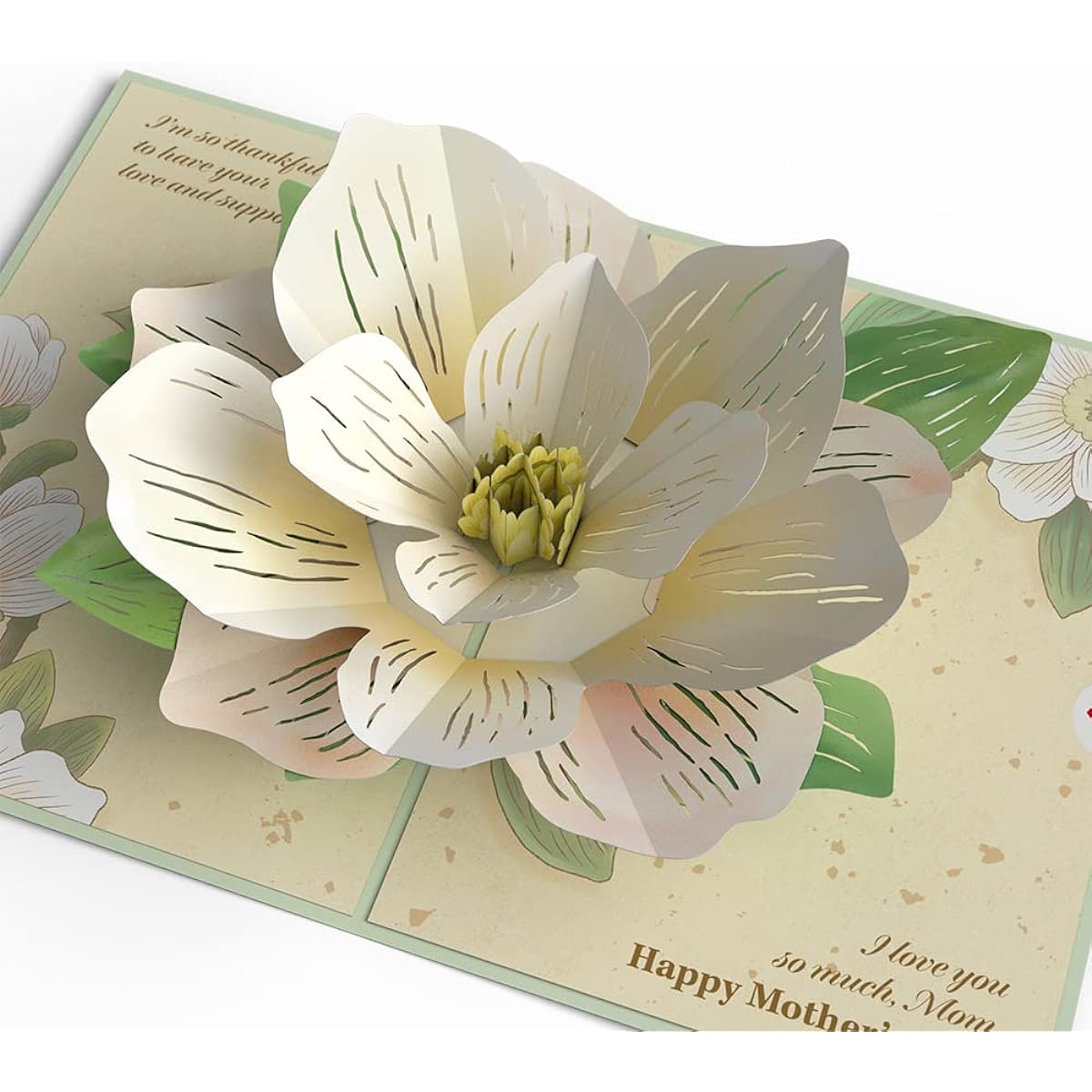 Lovepop For Mom Mother's Day Magnolia Pop Up Card 5 x 7
