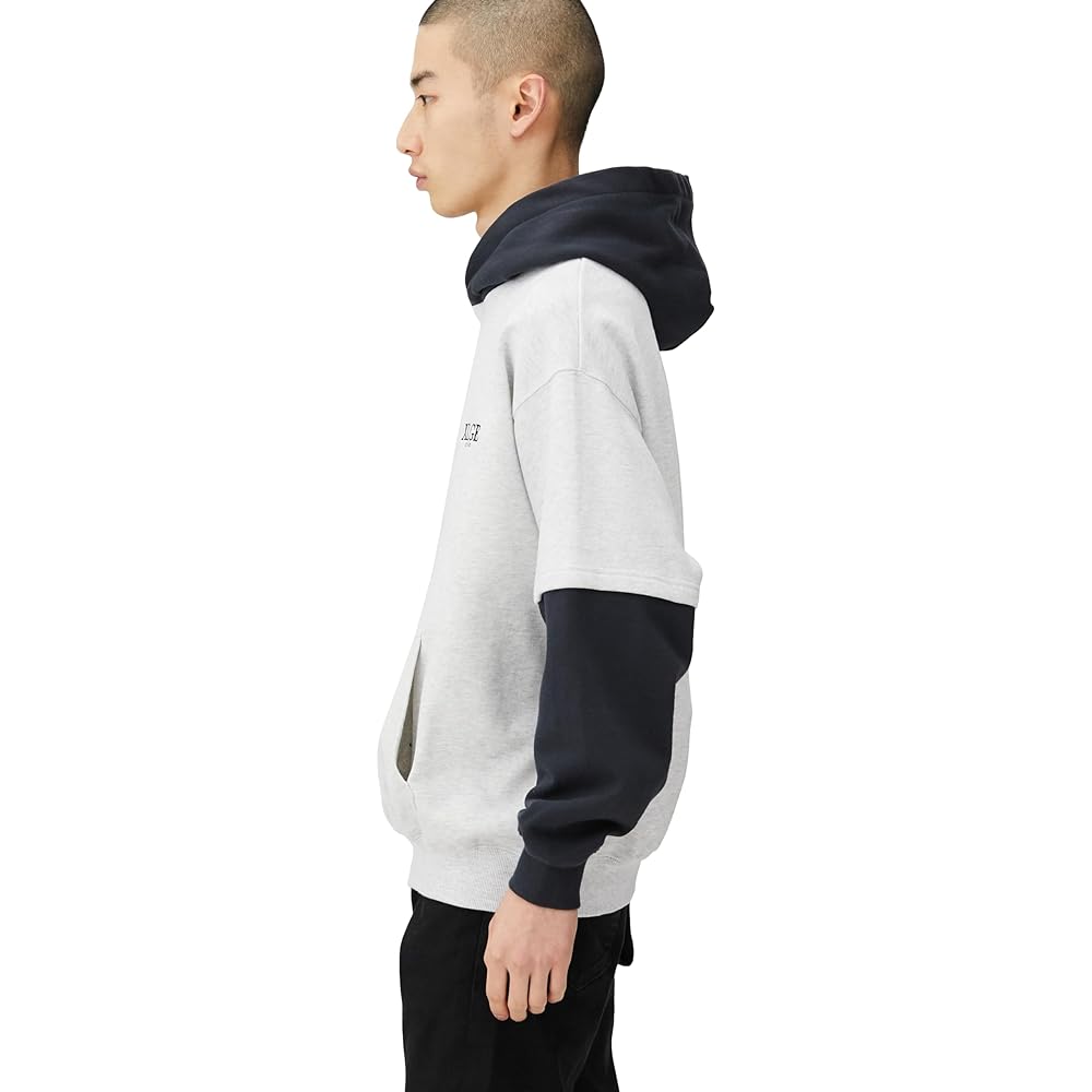 [Extra Large] Sweat LAYERED HOODED SWEAT Men's