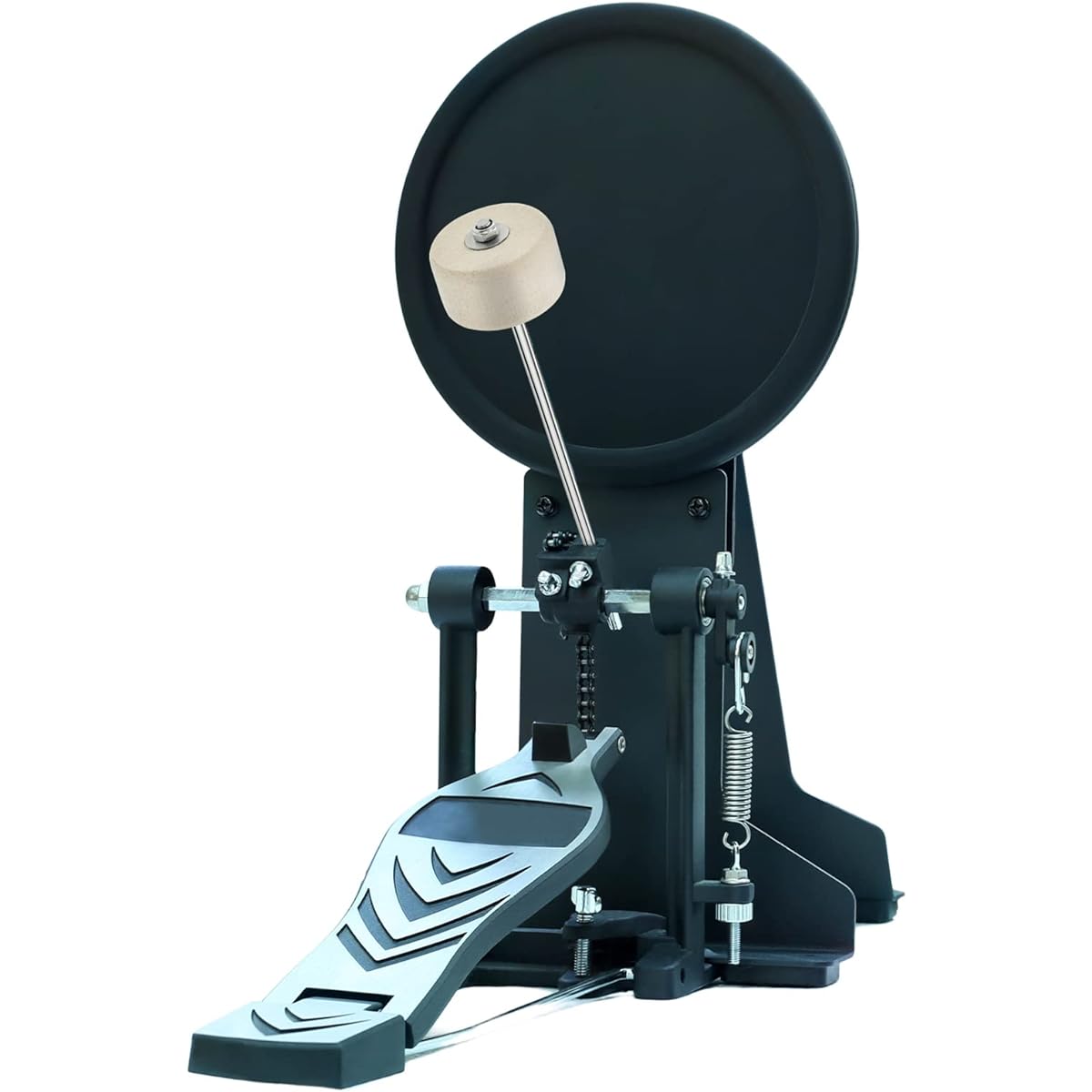 2 Piece White Felt Bass Drum Beater Set Kick Drum Foot Pedal Beater Drum Accessories Parts for Kick Drum Pedal